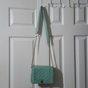Forever 21 Light Blue/Mint Crossbody Bag